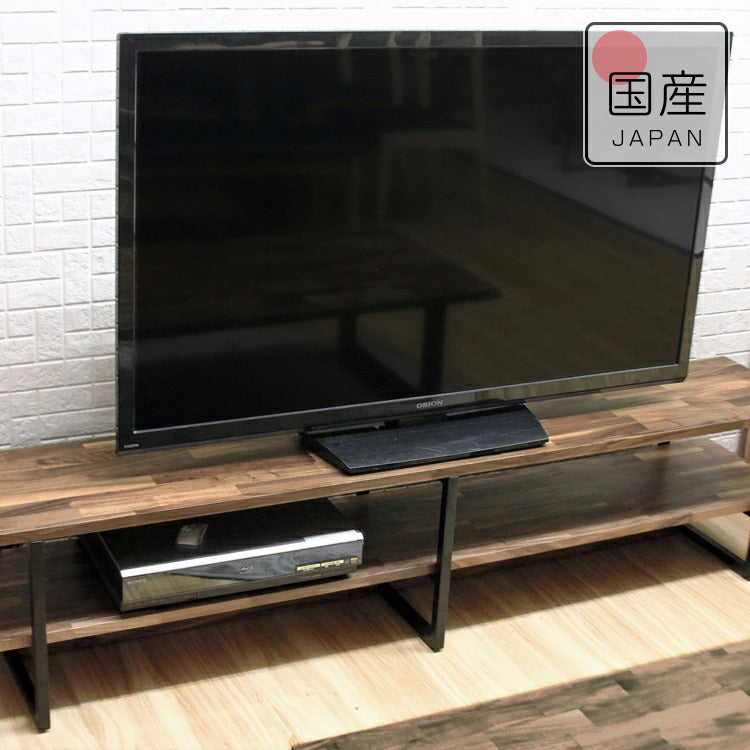 ウォールナット 無垢材 テレビボード 幅180cm 1cm単位でサイズオーダー ...