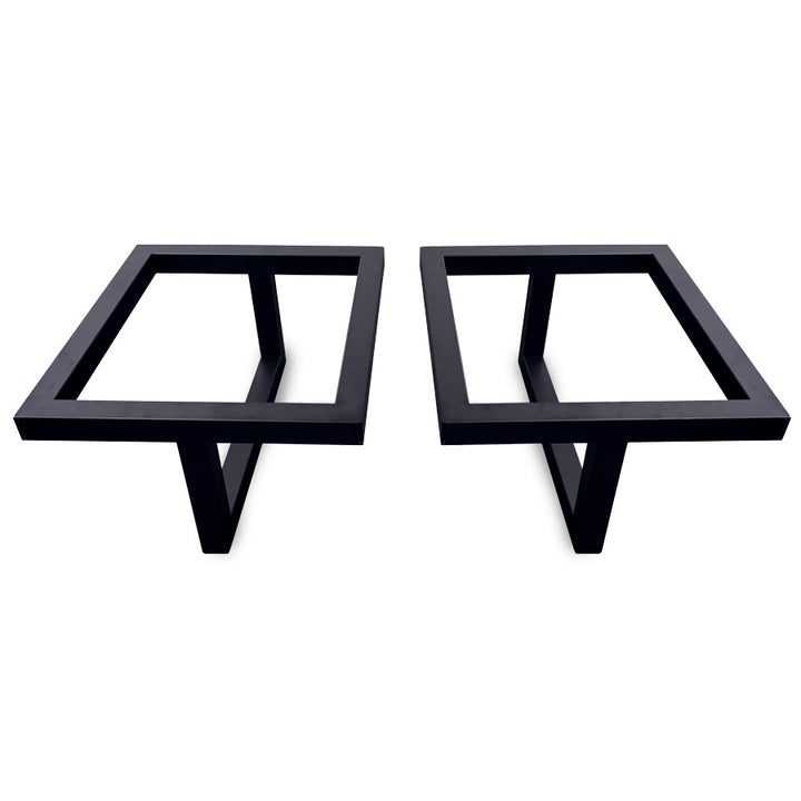 アイアン脚 T型 50角 ブラック 50mm角 2脚セット – Wooden JAPAN 匠一松