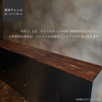 1cm単位 サイズオーダー 天板 棚板 国産 厚み20mm 長さ10cm～180cm 奥行10cm～45cm ウォールナット 集成材 木材 カット DIY 天板のみ