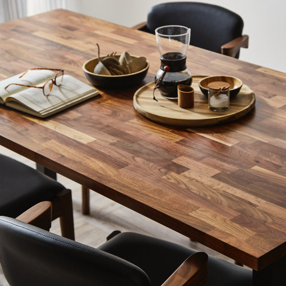 ダイニングテーブル 無垢材 ウォールナット 120×75cm – Wooden JAPAN 