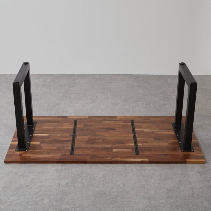 ウォールナット 無垢材 ダイニングテーブル デラニー 4点セット 180cm