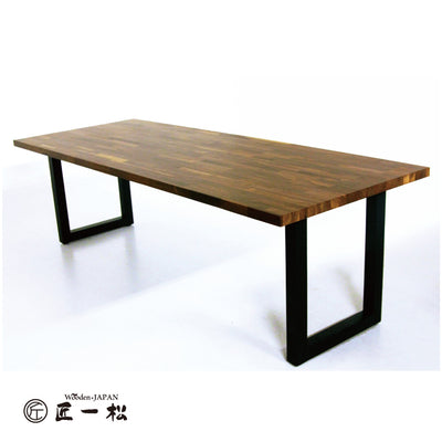 エグゼクティブ会議テーブル 幅2400×奥行900×高さ680mm - Wooden JAPAN 匠一松