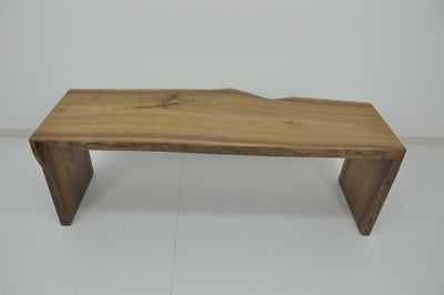 ウォールナットベンチ　１．３ｍ　１枚板 - Wooden JAPAN 匠一松