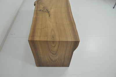 ウォールナットベンチ　１．３ｍ　１枚板 - Wooden JAPAN 匠一松