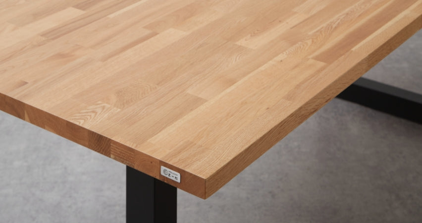 オーク MOSAIQUE 無垢材 テーブル天板のみ 240cm ×90cm 厚み30mm 1cm単位でサイズオーダー可能 - Wooden JAPAN 匠一松
