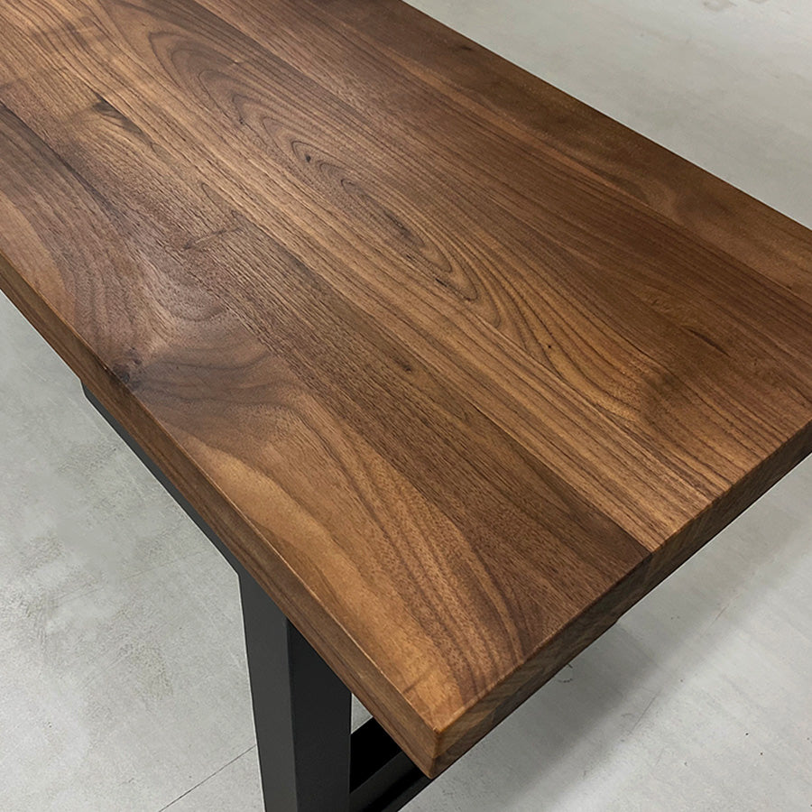 ダイニングベンチ 幅120cm ウォールナット アンブル – Wooden JAPAN 匠一松