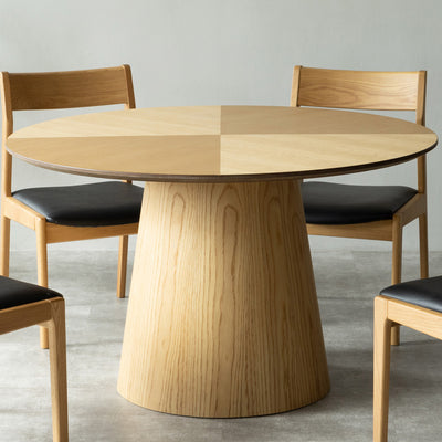 【先行販売 予約受付中】ラウンドテーブル 120cm ウォールナット オーク HARMONY ハーモニー - Wooden JAPAN 匠一松