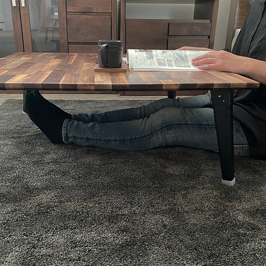 センターテーブル 正方形 ウォールナット  オーク 無垢材 キャレ - Wooden JAPAN 匠一松
