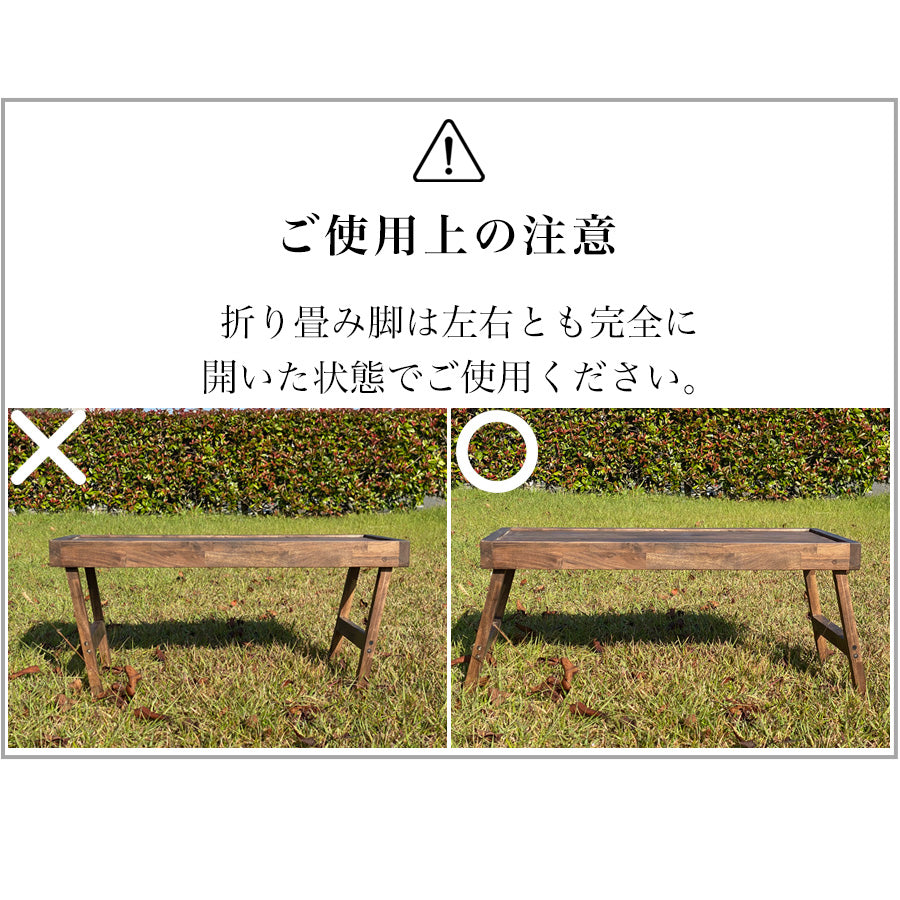 折りたたみ コンパクトテーブル アウトドア アカシア Craftop