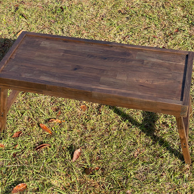 折りたたみ コンパクトテーブル アウトドア ウォールナット - Wooden JAPAN 匠一松