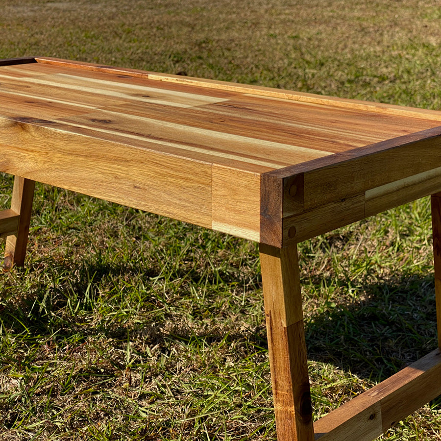 折りたたみ コンパクトテーブル アウトドア アカシア - Wooden JAPAN 匠一松