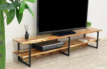 高級！上坂木材製] テレビボード 楢の木 無垢材 高級！上坂木材製