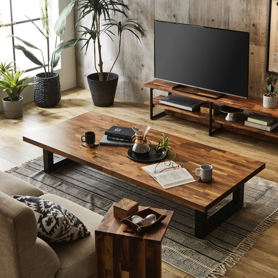 kanademono（かなでもの）脚 × ブビンガ無垢板　テレビボード kanademono（かなでもの）脚 × ブビンガ無垢板 テレビボード